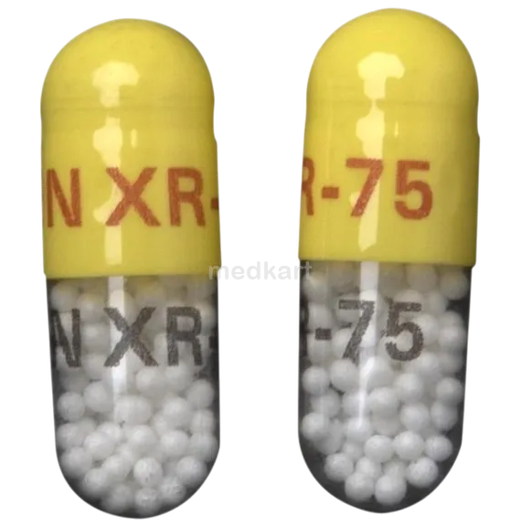 venlor xr 75mg capsule 10's